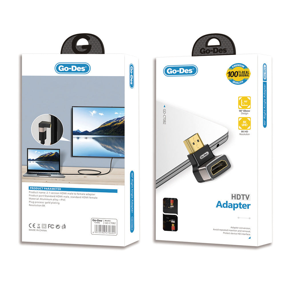 Go Des GD-CT082 HDTV HDMI Adaptör 8K HD 2.1 Versiyon Görüntü Aktarım Cihazı Go Des GD-CT082 HDTV HDMI Adaptör 8K HD 2.1 Versiyon Görüntü Aktarım Cihazı